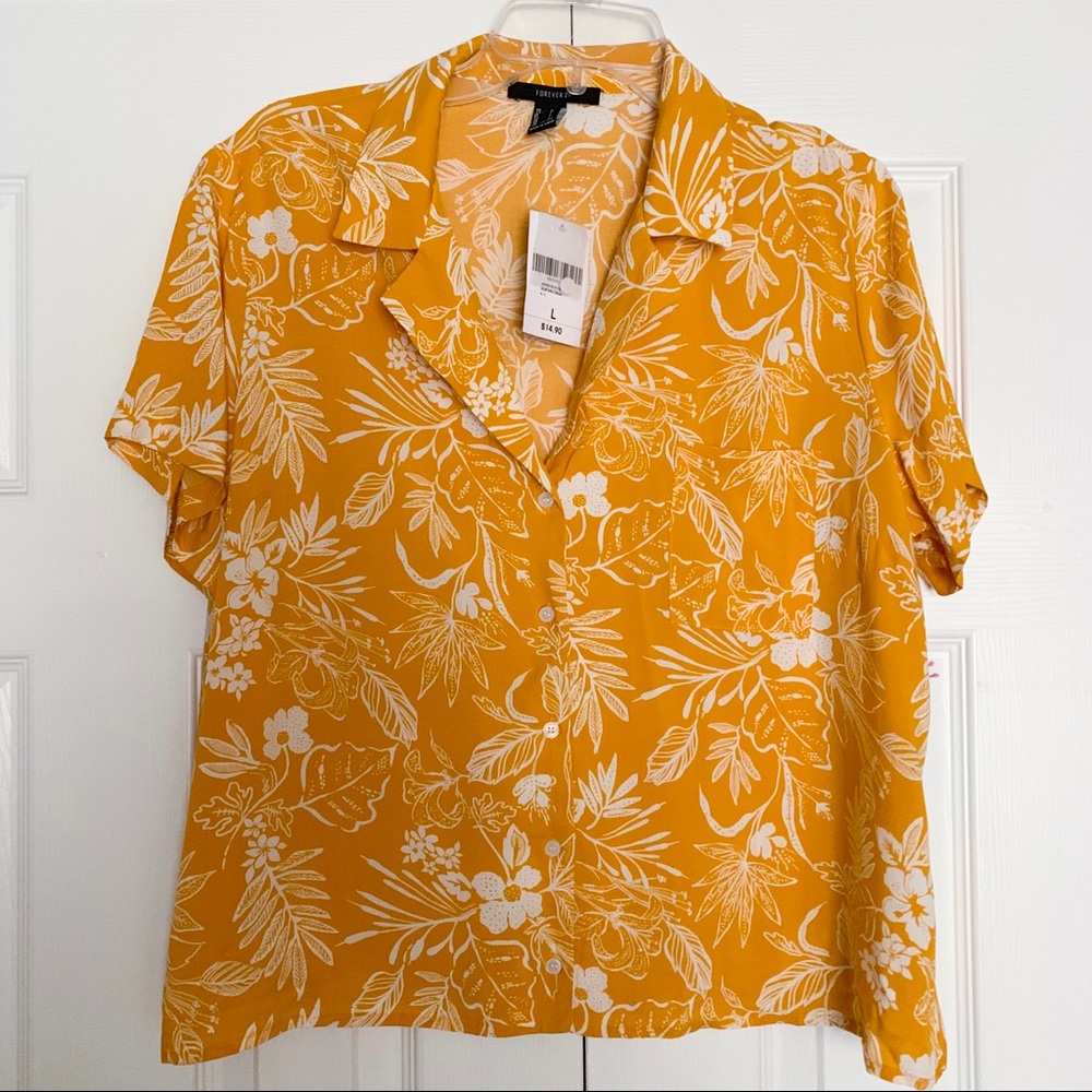 Perfect Hawaiian Vacation Button-Up Shirt